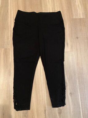 Nygard Slims by Peter Nygard Leggings with Embellishment at Hem